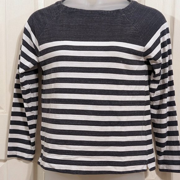 Loft Striped Sweatshirt Size M - Picture 1 of 7